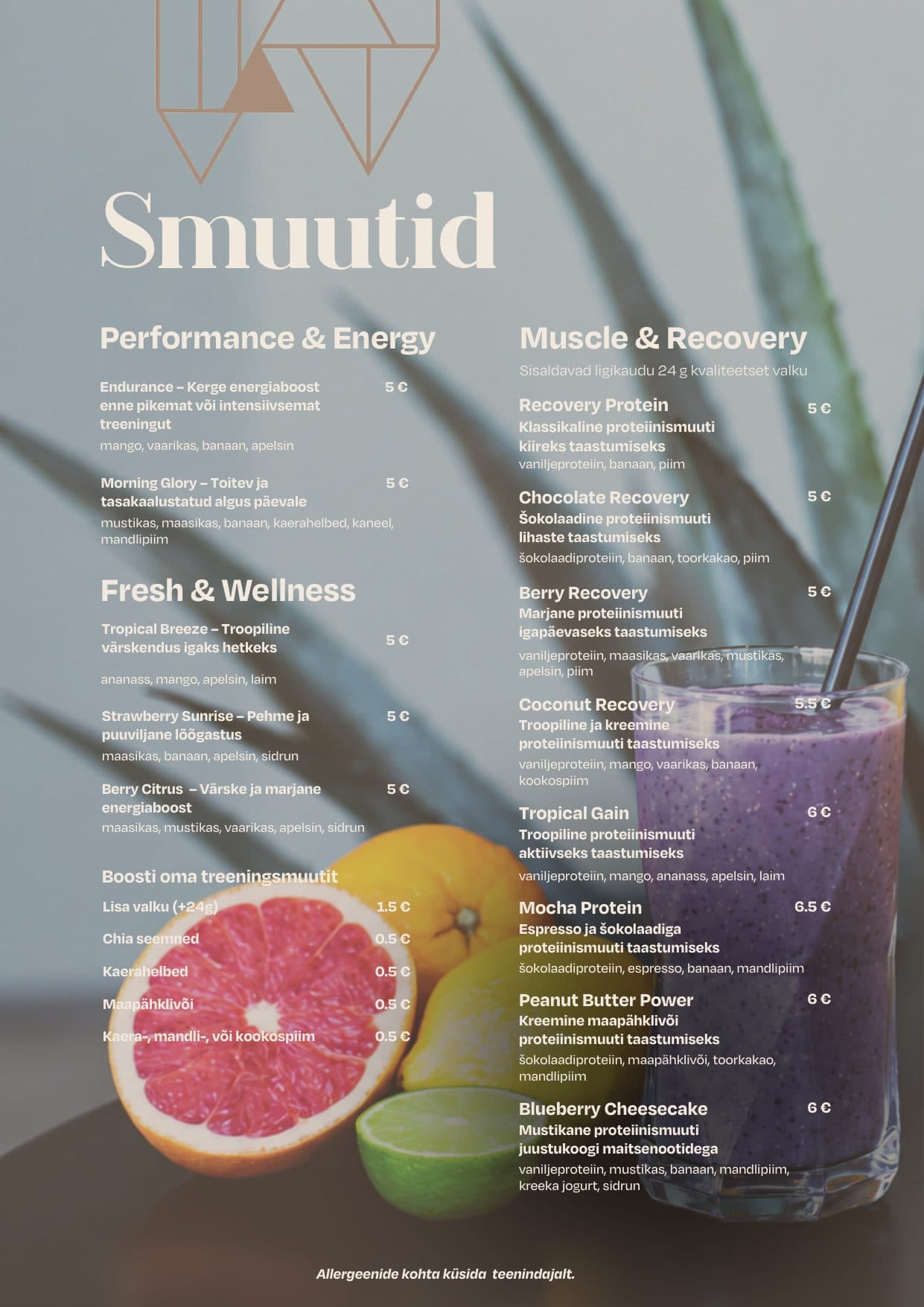 Menu, p. 6